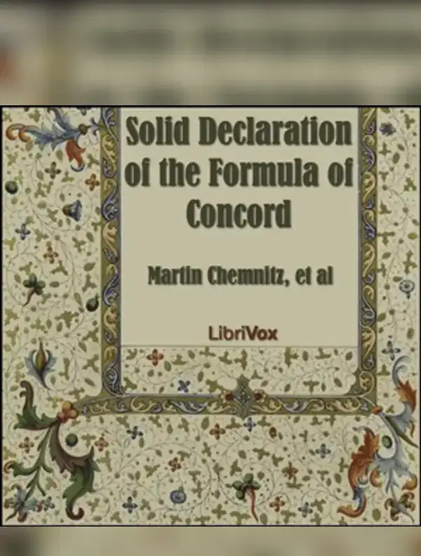 Solid Declaration of the Formula of Concord